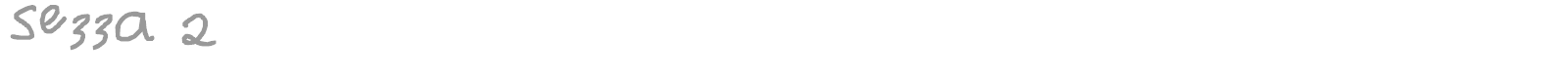 Sezza 2 font preview